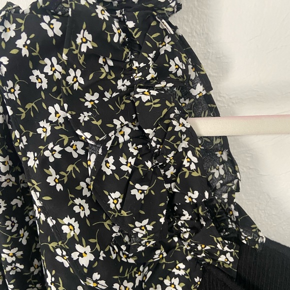 By Anthropologie Woven Ruffle-Sleeve Sweater - Picture 8 of 8